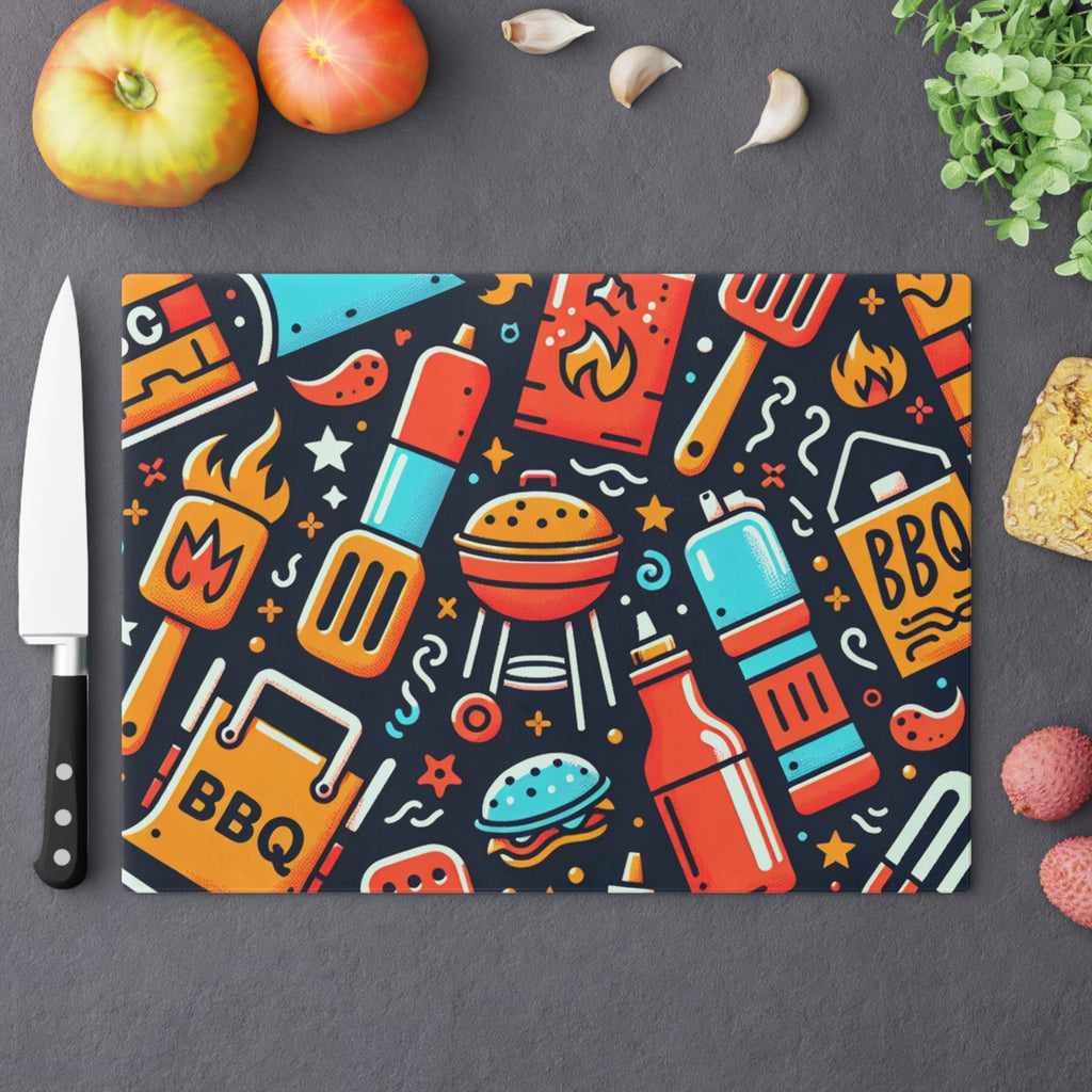 BBQ Pattern - Cutting Board